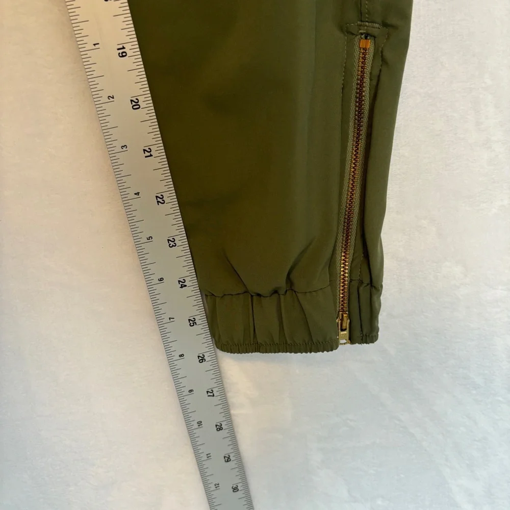 Albion Fit‎ women green jetsetter casual athletic pull on joggers size small